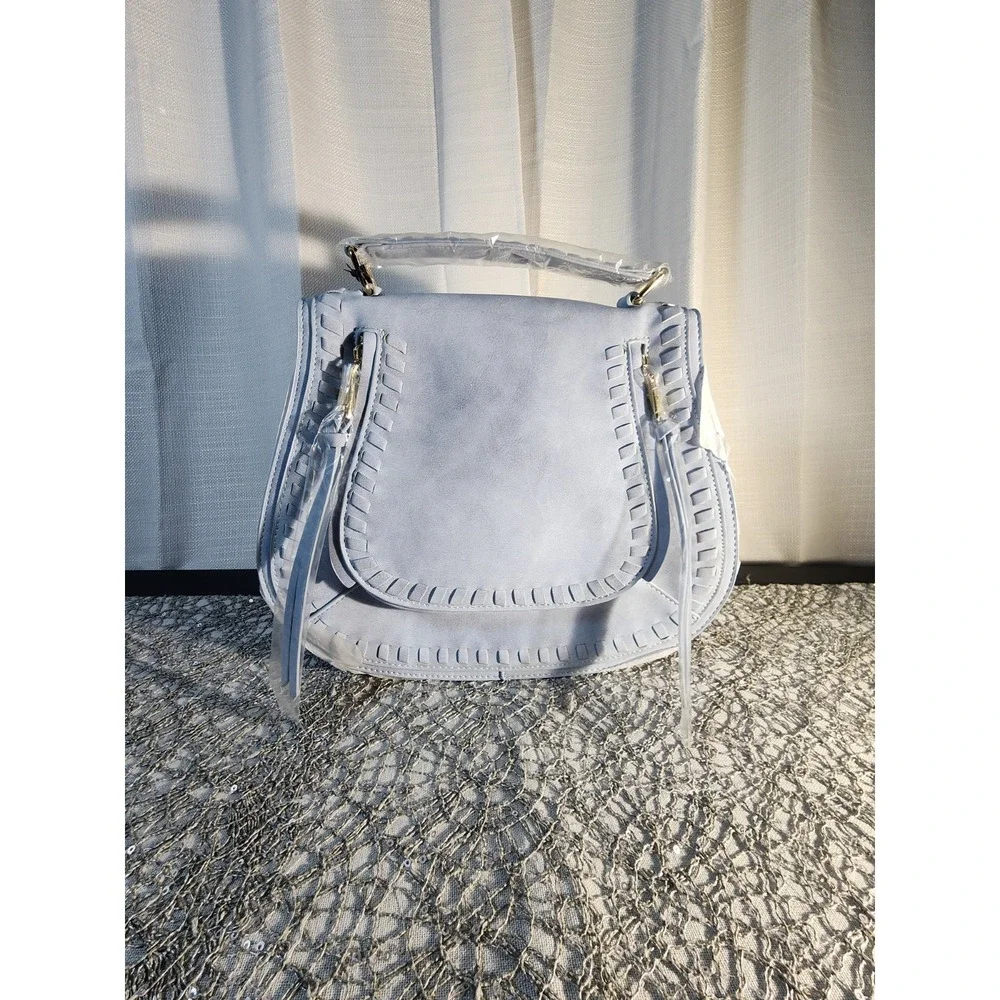 Glity Girl Purse Baby Blue Western‎